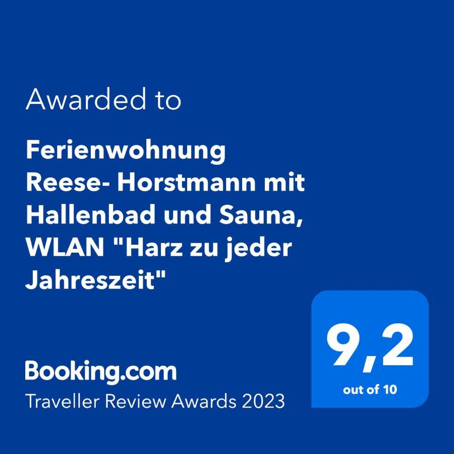 Ferienwohnung Reese- Horstmann Mit Hallenbad Und Sauna, Wlan "Harz Zu Jeder Jahreszeit" Bad Harzburg Dış mekan fotoğraf